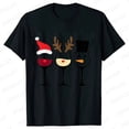 thumbnail image 1 of Camisetas navideñas de vino para mujer, ropa, camisetas divertidas de dibujos animados, camiseta de moda Kawaii, camisetas coreanas para mujer, camisetas navideñas para vino, 1 of 5