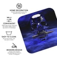 thumbnail image 4 of Disketp Steel Skull Funny Coasters,4 Pcs Leather Coasters With Holder, Perfect Housewarming Hostess Gifts,Protect Furniture From Water Marks Scratch, 4 of 9