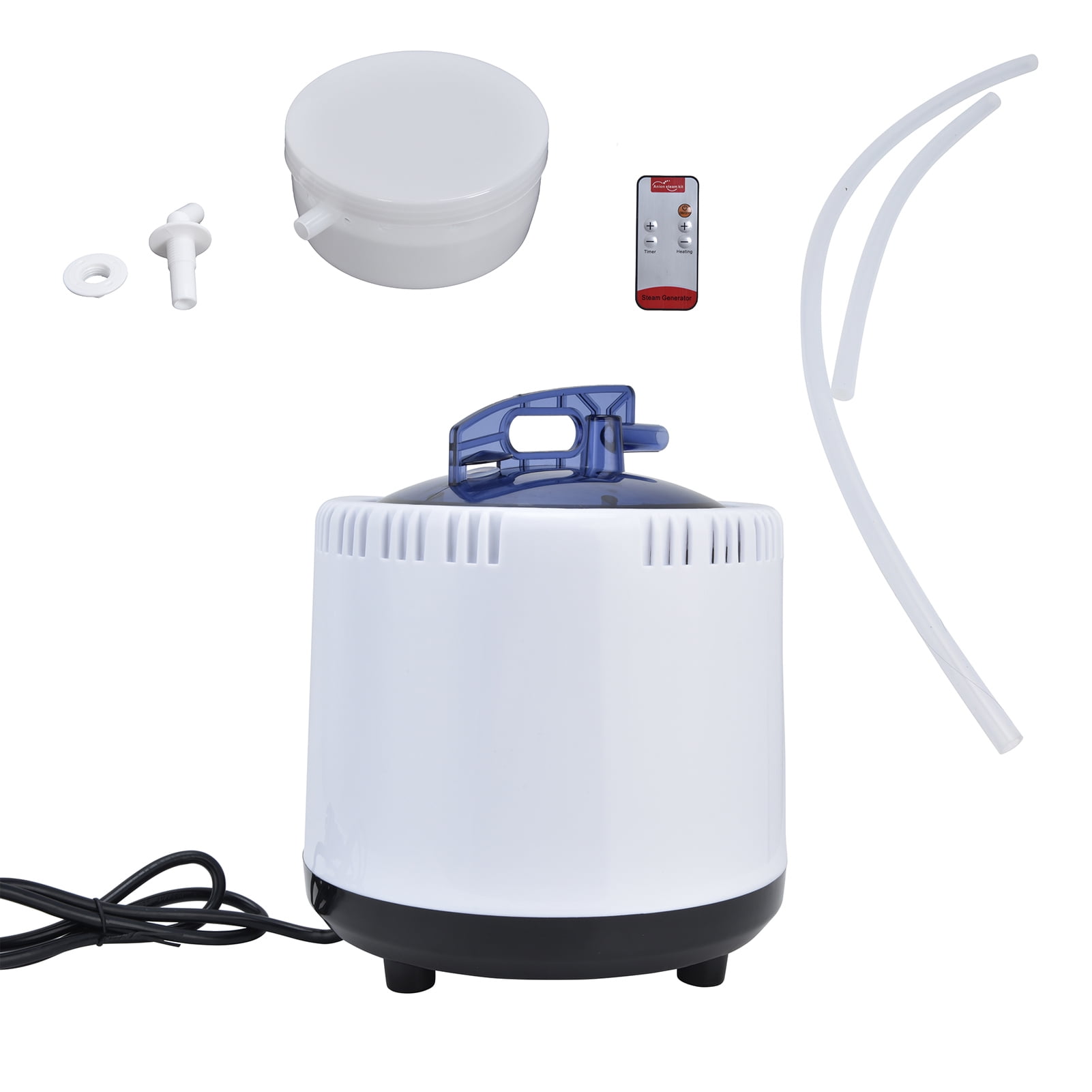 1000W Steamer, Portable Steamer Pot Machine Steam Generator For Steam Bath, Wooden Barrel