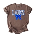 thumbnail image 3 of Trendy Lions Floral Shirt for Women and Teens Cute Blue Bow Sports Tee Espresso Shirt Adult Small, 3 of 4