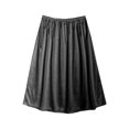 thumbnail image 3 of Women's Solid Color Skirt Base Skirt No Penetration Skirt (50CM) Rip Skirt Length 2 Two Piece Skirt Set for Women Rhinestone Fringe Skirt Leather Skirts for Women A Line Skirt Suede Skirts for Women, 3 of 3