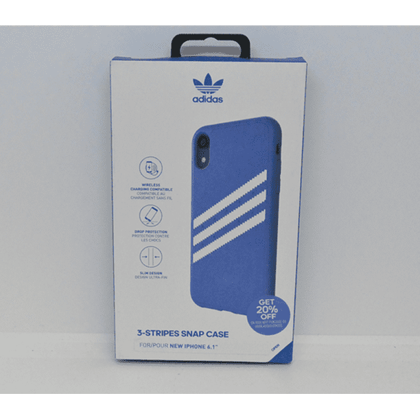 New Oem Adidas Originals 3 Stripes Snap Gazelle Blue White Case For Iphone Xr Walmart Com Walmart Com