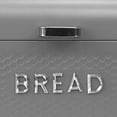 thumbnail image 3 of Home Basics SOHO Box for Kitchen Counter Dry Food Storage Container, Bin, Store Bread Loaf, Dinner Rolls, Pastries, Baked Goods, Grey, 3 of 4