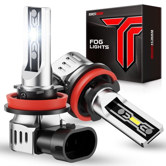 Bombillas para luces antiniebla Torchbeam H11 12000 lm, 600% más brillo, paquete de 2