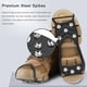 thumbnail image 2 of Wosthever 1 par de empuñaduras antideslizantes para zapatos de tracción de hielo para hombre, 8 picos, tacos para glaseado, equipo para caminar Accesorios de cámara y óptica METRO, 2 of 6