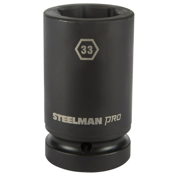 Steelman Pro 1 in. Drive 33mm 6 Point Deep Impact Socket 79292