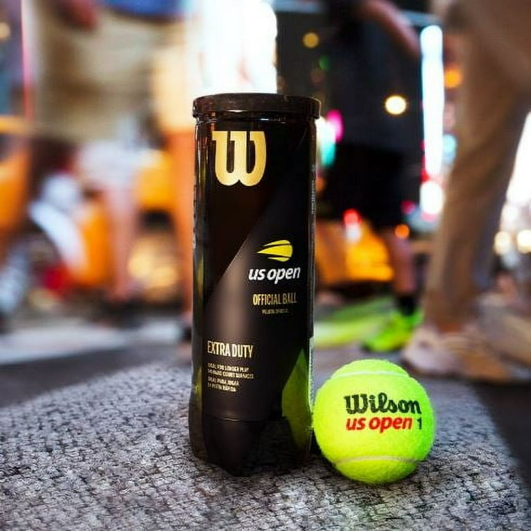 Wilson US Open Extra Duty 3 Ball Can Tennis Balls - Walmart.com