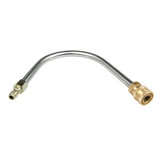 KAKOWELY U Shape Washer Extension Gutter Cleaner Attachment Accessory High Pressure Washer Gutter Rod For Washing Car 1/4 Inch Quick Connector,7.09"X0.91"X0.91"