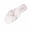 White, variant on Xfvqtps Womens Flat Sandals Slide Sandals Woven Cross Straps Detail Comfortable Casual Summer Shoes Beach Outdoor Wear