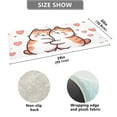 thumbnail image 3 of Hearts with Cats Bathroom Rug Non Slip Bathroom Mats Entry Door Soft Carpets for Kitchen Bedroom Living Room 39x20 inch, 3 of 7