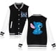 thumbnail image 1 of Y2k 90s Stitch Disney Sudadera con capucha chaqueta de béisbol hombres mujeres sudadera niños niñas chaquetas Harajuku ropa de calle abrigos universitarios, 1 of 1