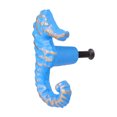 thumbnail image 4 of FUTUREORYY Lot de 1 Boutons Océan en Forme de Hippocampe - Bleu Rétro pour Porte d'Armoire, 4 of 7