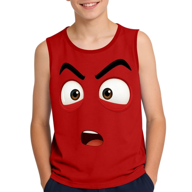 Niños Pequeños Camisola 3-15Years sin Mangas Tela Suave Gradiente Impresión Moda Linda para la Fiesta de Boda de Pageant Casual