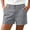 Gray, variant on Women's Mid Rise Shorts Casual Twill Shorts with Cuffed Hem Work and Everyday Chino Shorts Pockets Shorts for Women Olive Green M