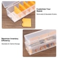 thumbnail image 5 of Uxcell Cable Organizer Box, Cord Management Plastic Box with Lids & Removable Dividers, 5 of 7