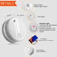thumbnail image 4 of Matsuzay Tuya Sensor inteligente WiFi Detector de niebla Notificación de hotel de oficina Alarma de empuje Ángulo de detección de 360 ​​grados Electrodomésticos Matsuzay HA011198-00B, 4 of 6