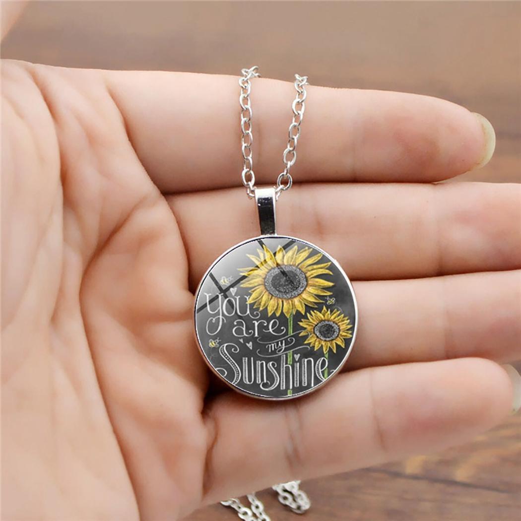 necklace sunshine pendant walmart jewelry sunflower