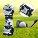 thumbnail image 4 of 2 Uds Cubierta de Cabeza de Madera de Golf de Cuero de Camuflaje Fairway Club Headcover Sleeve Guard Macarena Funda para palos de golf, 4 of 8