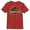 Red, variant on Boy's Jurassic Park T Rex Logo Graphic Tee Red Small