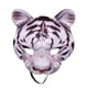 thumbnail image 2 of Mascarilla cara de tigre creativa Hugo Accesorios de Halloween de tigre Blanco, 2 of 8
