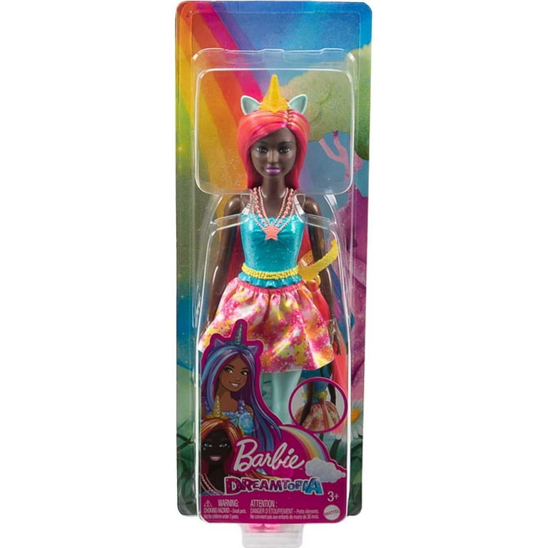 Barbie Fantasy Hair Unicorn To Mermaid Doll - Brunette – Aura In Pink Inc.