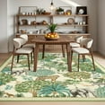 thumbnail image 2 of FairOnly 10'x13'Modern Pastoral Stain Resistant Beige Area Rug for Living Room Non Slip Jungle Animal Pattern Indoor Floor Rug for Dinning Room Bedroom, 2 of 7