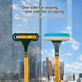 thumbnail image 3 of Window Screen Cleaner, 2 in 1 Window Screen Cleaning Brush with Squeegee, Mesh Screen Cleaner Tool for Patio, Door, Porch Screens, Wet Dry Dual-Use (2PC-Mix), 3 of 8