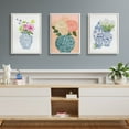 thumbnail image 7 of Kate and Laurel Sylvie Beaded Chinoiserie Jars with White Tulips Vintage Framed Canvas Wall Art by Patricia Shaw, 18x24 White, Decorative Floral Art for Wall, 7 of 7