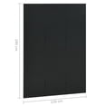 thumbnail image 4 of vidaXL 3-Panel Room Divider Black 120x180 cm Steel, 4 of 4