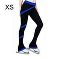 thumbnail image 2 of Soidarity Pantalones de patinaje sobre hielo Pantalones de patinaje ligeros Mallas de entrenamiento de equipo reutilizables lavables de alta Uniforme atlético Púrpura/XS, 2 of 5