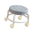 thumbnail image 1 of Taburete pequeño con ruedas giratorias de 360 ​​grados para niños y adultos gris, 1 of 9