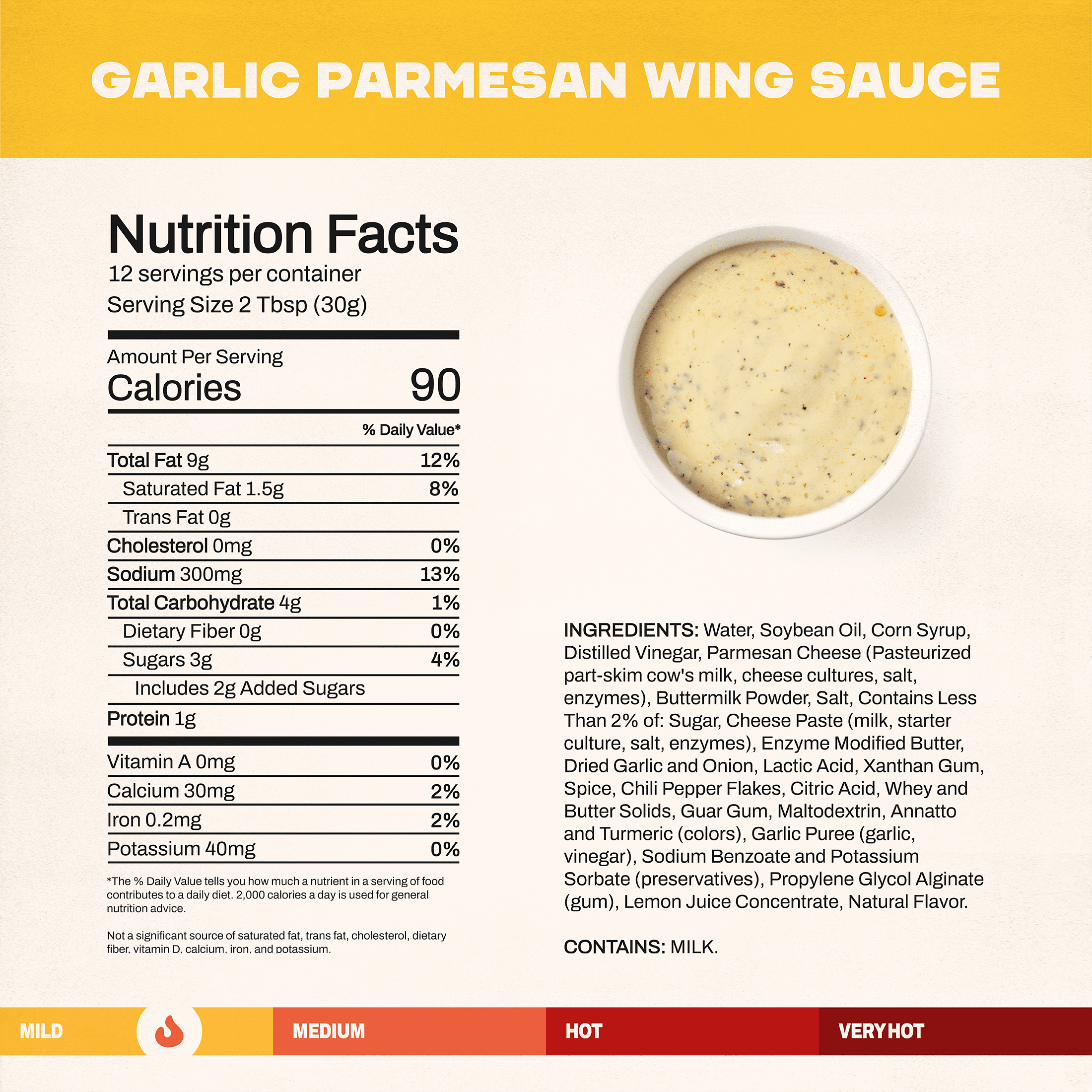 (4 pack) Moore's Garlic Parmesan Wing Sauce Liquid Cooking Marinade, 12 fl oz Bottle