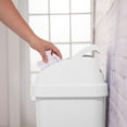 thumbnail image 5 of Sterilite 13 Gal Swing Top Lidded Wastebasket Trash Can, White (8 Pack), 5 of 6