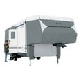 thumbnail image 3 of Classic Accessories Travel Trailer Cover 75063 PolyPRO 3; For Fifth Wheel Trailer; All Weather Protection; Gray/Snow White; 3 Ply Non-Woven Polypropylene Top/1 Ply Non-Woven Polypropylene Sides, 3 of 4