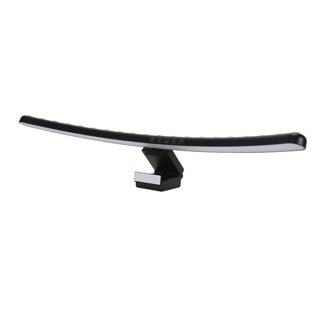 Barra de Lámpara de monitor Rgb, 2 en 1 Barra de Luz de Pantalla de Ángulo Ajustable Voice Curva de Voz Activada para Escritorio