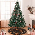 thumbnail image 7 of Lsque Halloween With Pumpkins Print Christmas Tree Skirt, Tree Skirt with Ties or Velcro, Perfect for Holiday Decorations, Halloween, and New Year-30", 7 of 7