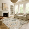 thumbnail image 6 of Addison Rugs Chantille Indoor/Outdoor Transitional Tribal Beige Machine Washable Rectangle Rug, 10' x 14', 6 of 8