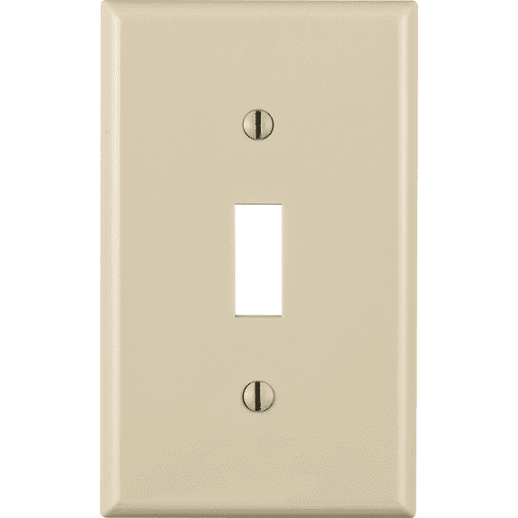 Leviton Wallplate in Almond — UL Listed for US Residential Electrical Code Compliance, Drop-in NEC-Standard Wiring