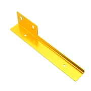 Ikon Motorsports Universal License Plate Compatible with Gold Brushed Aluminum Front Relocate Mounting Bracket