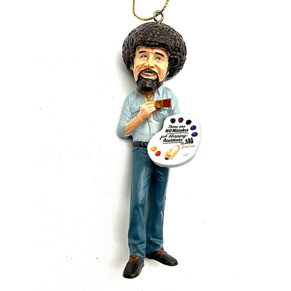Bob Ross Figural Ornament Palette 1 Count