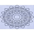 thumbnail image 1 of Ahgly Company Machine Washable Indoor Rectangle Transitional Lavender Blue Area Rugs, 2' x 3', 1 of 7