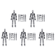 thumbnail image 1 of 1 Juego Figuras Acción Maniquí 3D Robot Con Múltiples Articulaciones 13 (gris), 1 of 3