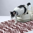 thumbnail image 2 of SussexHome Pets Ultra-Thin Cat and Dog Litter Mat for Litter Box - Washable Soft Natural Cotton Cat and Dog Feeding Mat - Paws-Kind Slip Resistant Place Mat - 2' x 3', 2 of 7