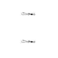 thumbnail image 1 of Eigraketly 100 UNIDS Cojinetes de pesca Enganchados Pasadores de presión Conector giratorio de acero inoxidable Conector de pesca Giratorios Pin de 8 # 2piezas Eigraketly CBP077810, 1 of 5