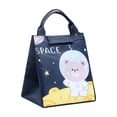 thumbnail image 2 of PYURTEP Lunch Bag, Cartoon Animal Insulated Lunch Box with Handle, Waterproof Stain Resistant Food Storage Bag for School Office Picnic Camping, 2 of 6