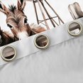 thumbnail image 4 of Erosebridal Watercolor Donkey Pair Windmill Print Black Out Curtains, Country Farm Curtains Pack of 2 (42x63 Each) for Kids Boys and Girls, 4 of 6