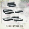 thumbnail image 3 of Outsunny 3 Tier Raised Garden Bed Color Steel Raised Garden Bed w/ Pair of Glove 47''x 47''x 25'' for Backyard, Patio to Grow Vegetables, Herbs, and Flowers, Grey, 3 of 9