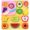 thumbnail image 3 of Silver Cortar frutas y verduras, juego de comida simulada, cortar comida, juguete de cocina, 3 of 5