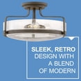 thumbnail image 5 of Hinkley Lighting - Harper - 3 Light Large Semi-Flush Mount in Transitional Style, 5 of 11