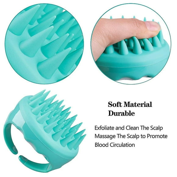 Scalp Massager Shampoo Brush, 2 Pack Upgraded Scalp Scrubber, Head Massager Scalp Stress